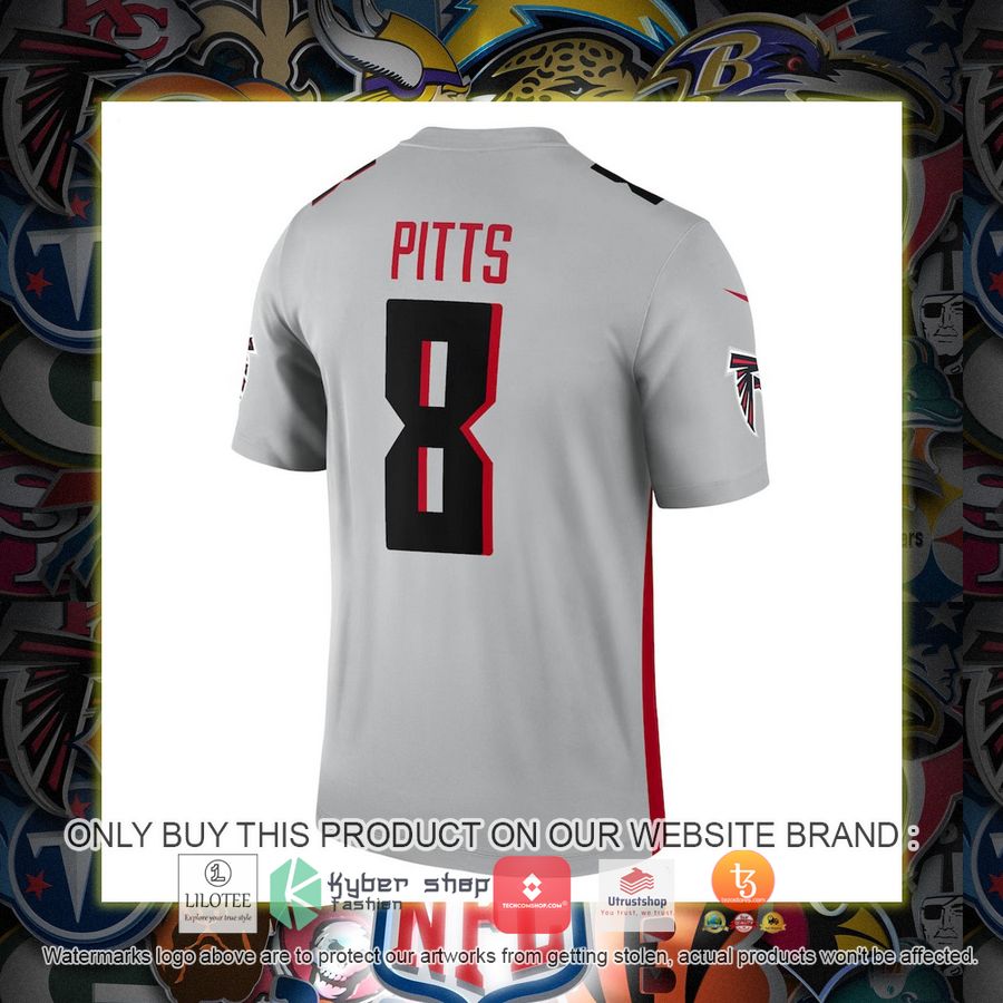 HOT Kyle Pitts Atlanta Falcons Nike Inverted Legend Silver Football Jersey Shirt 3 kyle pitts atlanta falcons nike inverted legend silver football jersey 3 82428