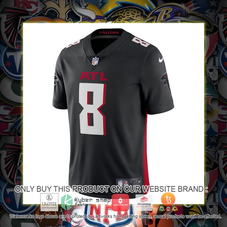 HOT Kyle Pitts Atlanta Falcons Nike Vapor Black Football Jersey Shirt 2 kyle pitts atlanta falcons nike vapor black football jersey 2 39278