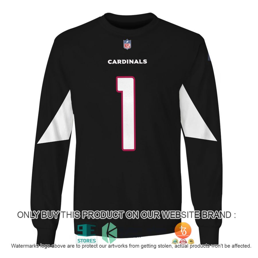 kyler murray 1 arizona cardinals black shirt hoodie 5 3789