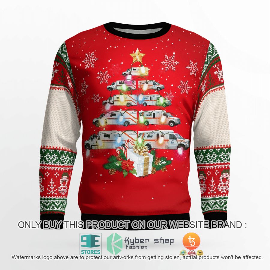 NEW Lambton EMS Christmas Sweatshirt, Sweater 4 lambton ems christmas sweater sweatshirt 4 49347