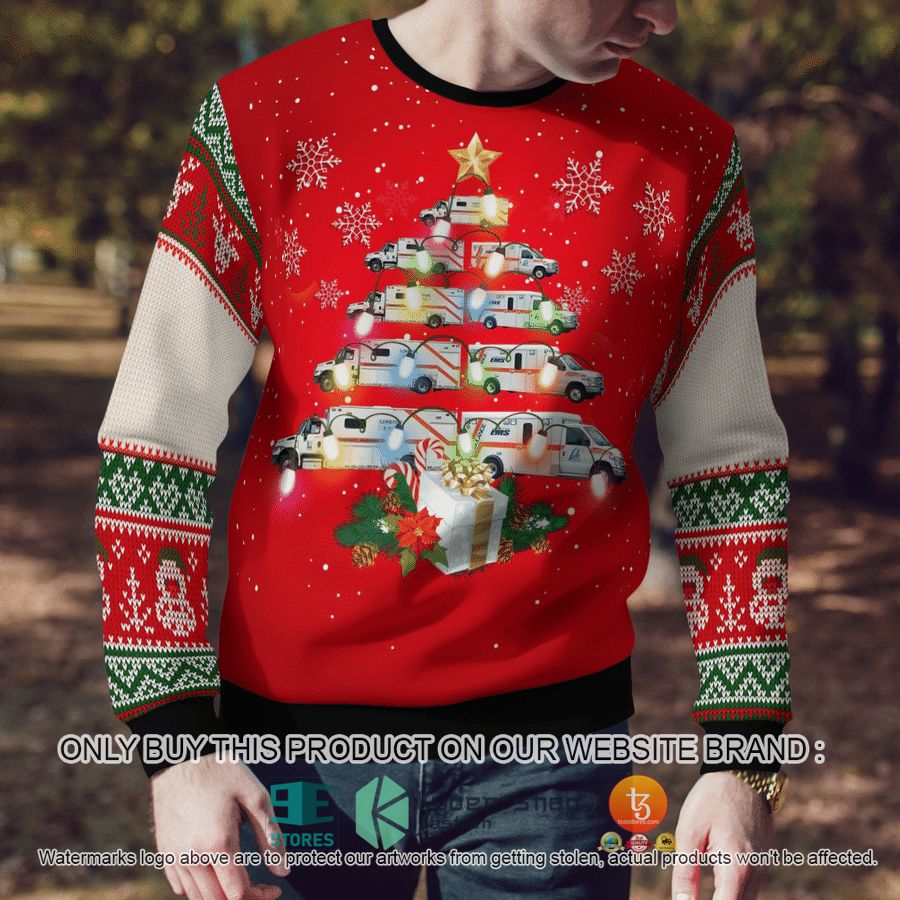 NEW Lambton EMS Christmas Sweatshirt, Sweater 8 lambton ems christmas sweater sweatshirt 8 98757