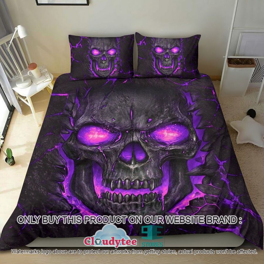 NEW Lava Skull purple Bedding Set 4 lava skull purple bedding set 5 68493