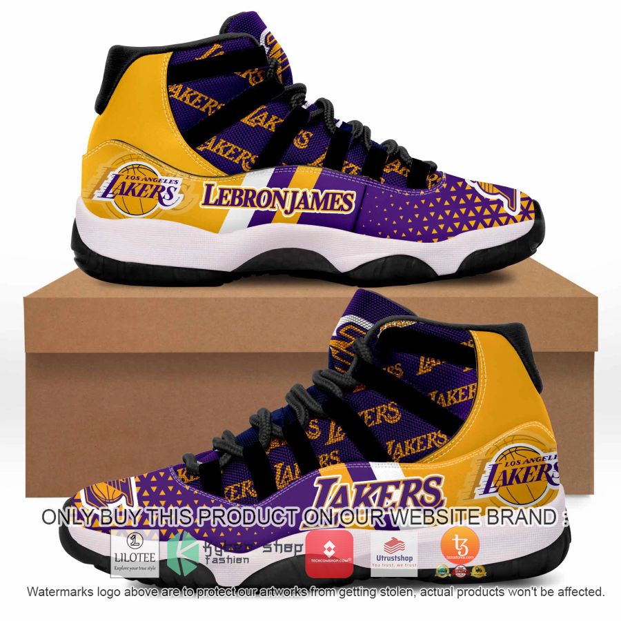 lebron james los angeles lakers air jordan 11 sneaker 1 92156