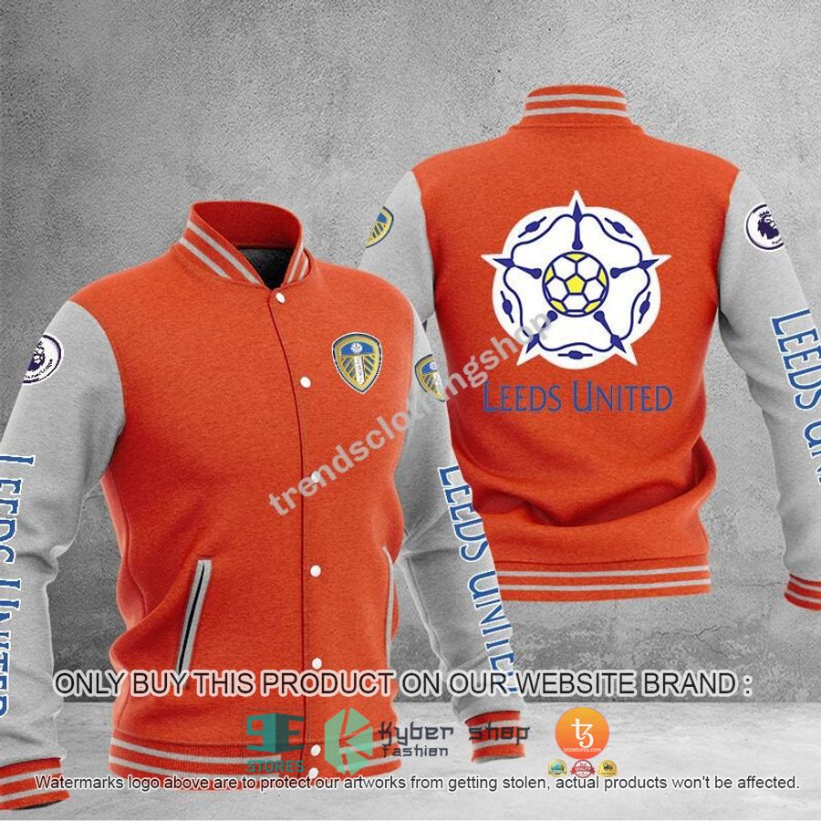 NEW Leeds United F.C Varsity Jacket 4 leeds united f c baseball jacket 4 3664