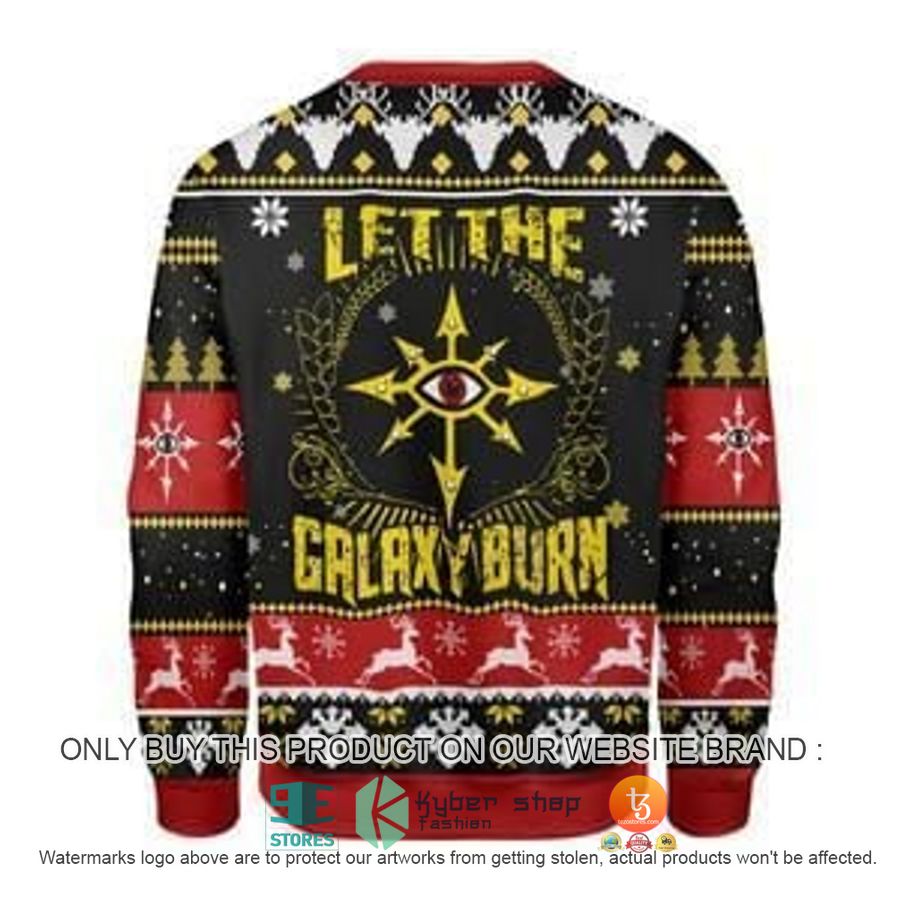 NEW Let The Galaxy Burn Christmas Sweatshirt, Sweater 2 let the galaxy burn christmas ugly sweater 2 26729