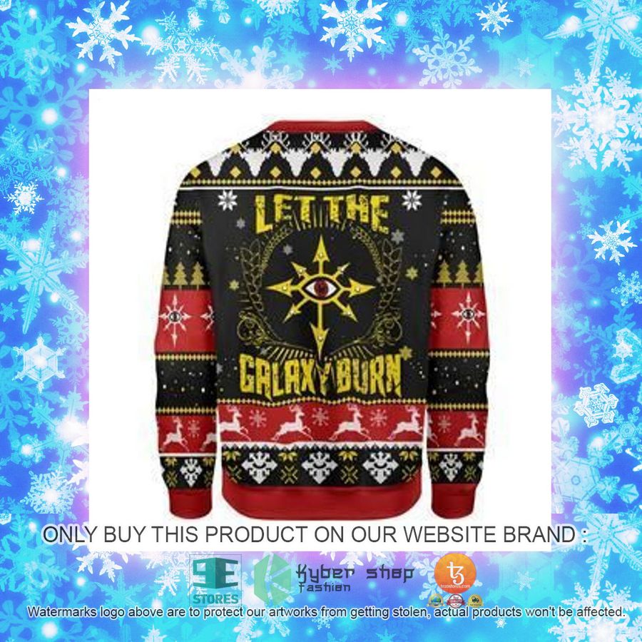 NEW Let The Galaxy Burn Christmas Sweatshirt, Sweater 8 let the galaxy burn christmas ugly sweater 8 42549