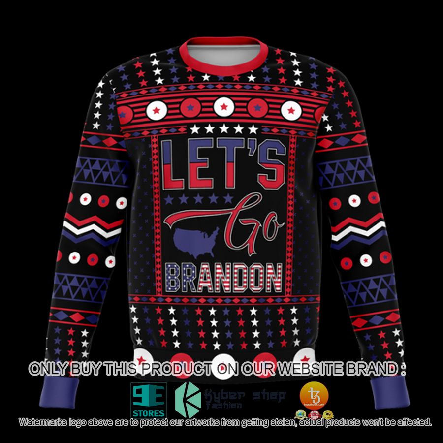 NEW Let's Go Brandon Christmas Sweatshirt 3 lets go brandon christmas sweater sweatshirt 3 21867