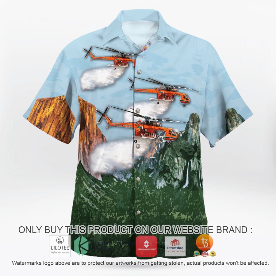 HOT Los Angeles County Fire Department Sikorsky S-64 Skycrane Hawaiian Shirt 4 los angeles county fire department sikorsky s 64 skycrane hawaiian shirt 4 90447