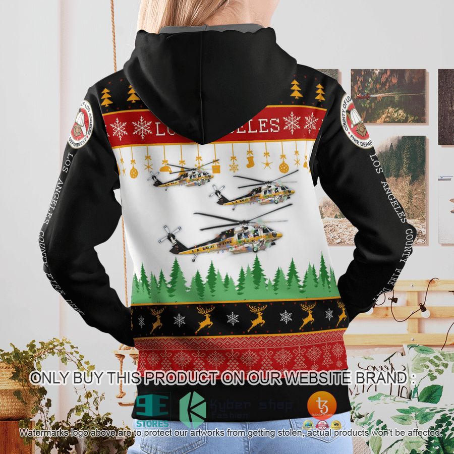 NEW Los Angeles County Fire Department Sikorsky S-70A Firehawk Hoodie 7 los angeles county fire department sikorsky s 70a firehawk 3d hoodie 7 39557