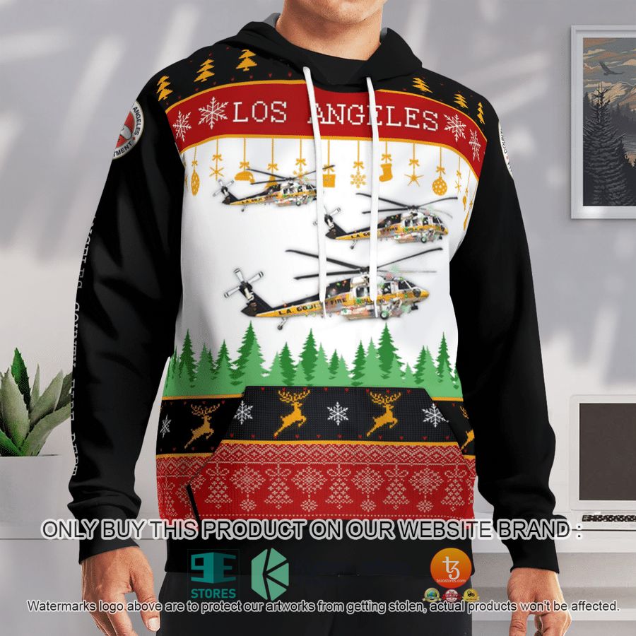 NEW Los Angeles County Fire Department Sikorsky S-70A Firehawk Hoodie 9 los angeles county fire department sikorsky s 70a firehawk 3d hoodie 9 56833