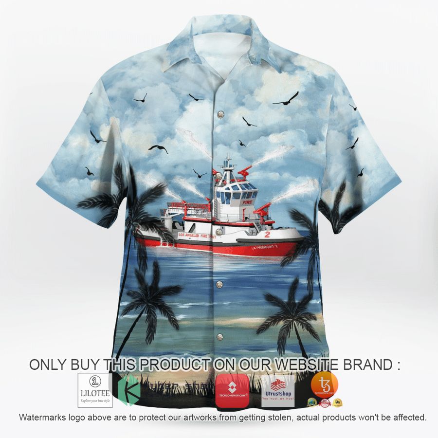 HOT Los Angeles Fire Department Warner L. Lawrence Fireboat Hawaiian Shirt 7 los angeles fire department warner l lawrence fireboat hawaiian shirt 7 82051