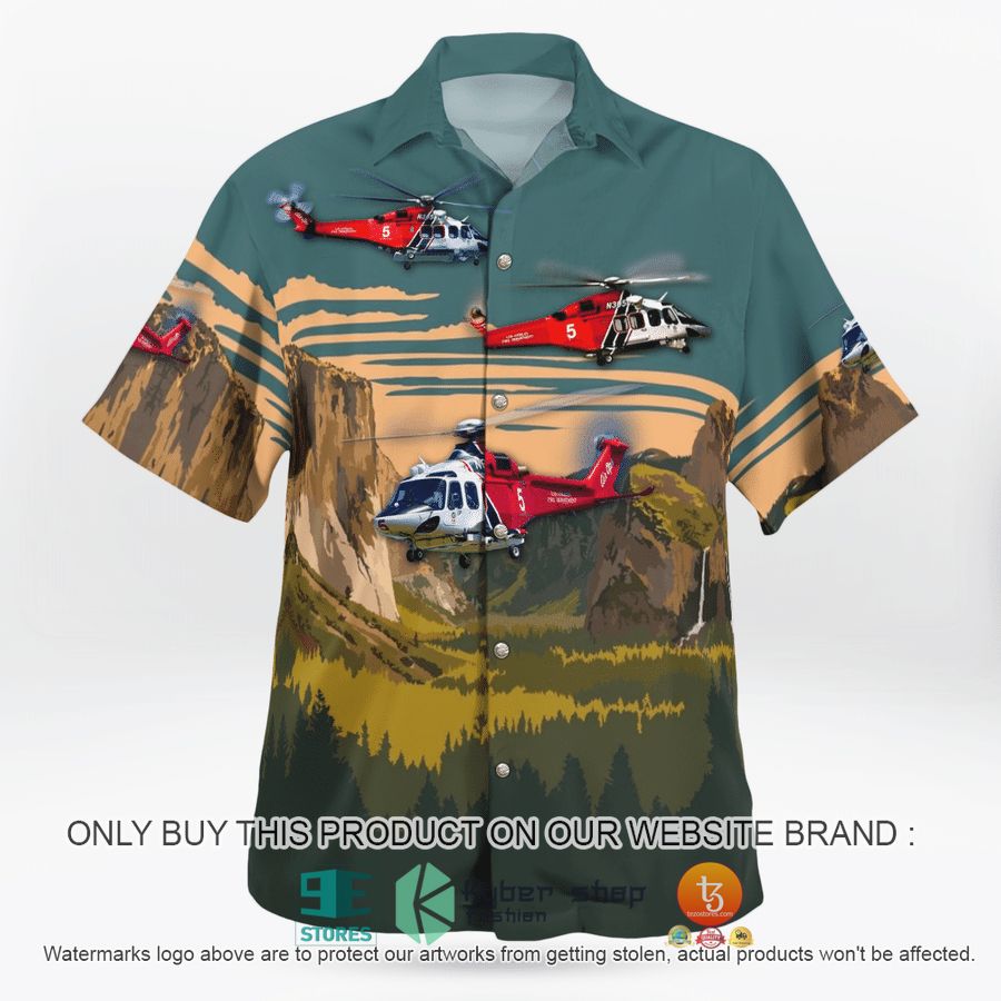 NEW Los Angeles LA Fire Department AW139 'Fire 5' N305FD Hawaii Shirt 3 los angeles la fire department aw139 fire 5 n305fd hawaiian shirt 3 31688