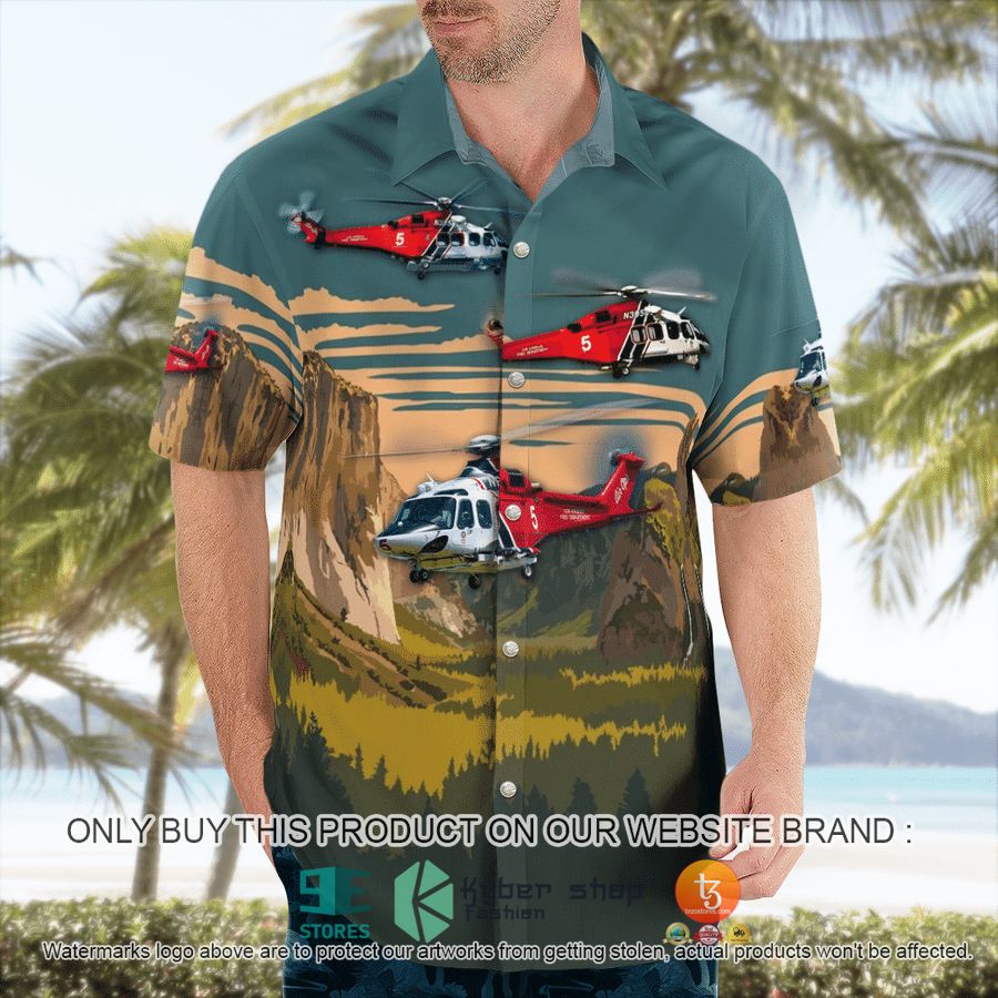 NEW Los Angeles LA Fire Department AW139 'Fire 5' N305FD Hawaii Shirt 5 los angeles la fire department aw139 fire 5 n305fd hawaiian shirt 5 96811