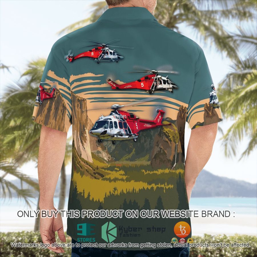 NEW Los Angeles LA Fire Department AW139 'Fire 5' N305FD Hawaii Shirt 7 los angeles la fire department aw139 fire 5 n305fd hawaiian shirt 7 86749