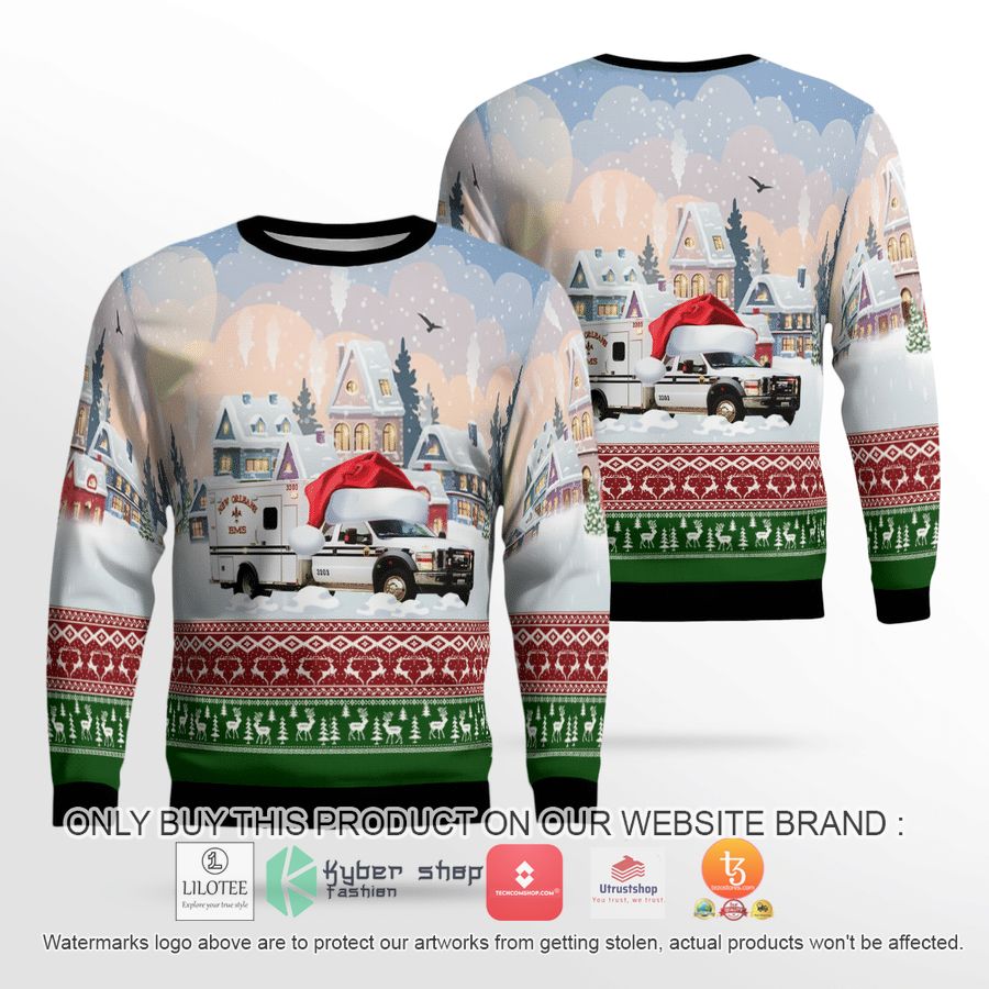 louisiana new orleans ems 3d sweater 1 84604