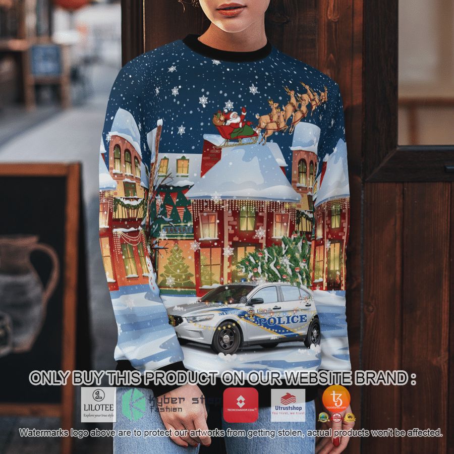 HOT Louisville, Kentucky, Louisville Metro Police Department Ford Police Interceptor Car Sweater 12 louisville kentucky louisville metro police department ford police interceptor car 3d sweater 12 65479