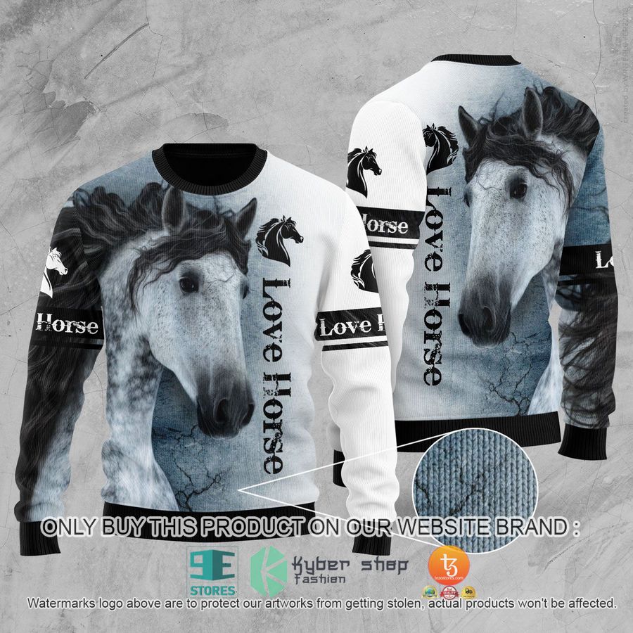 love horse ugly sweater 1 79889
