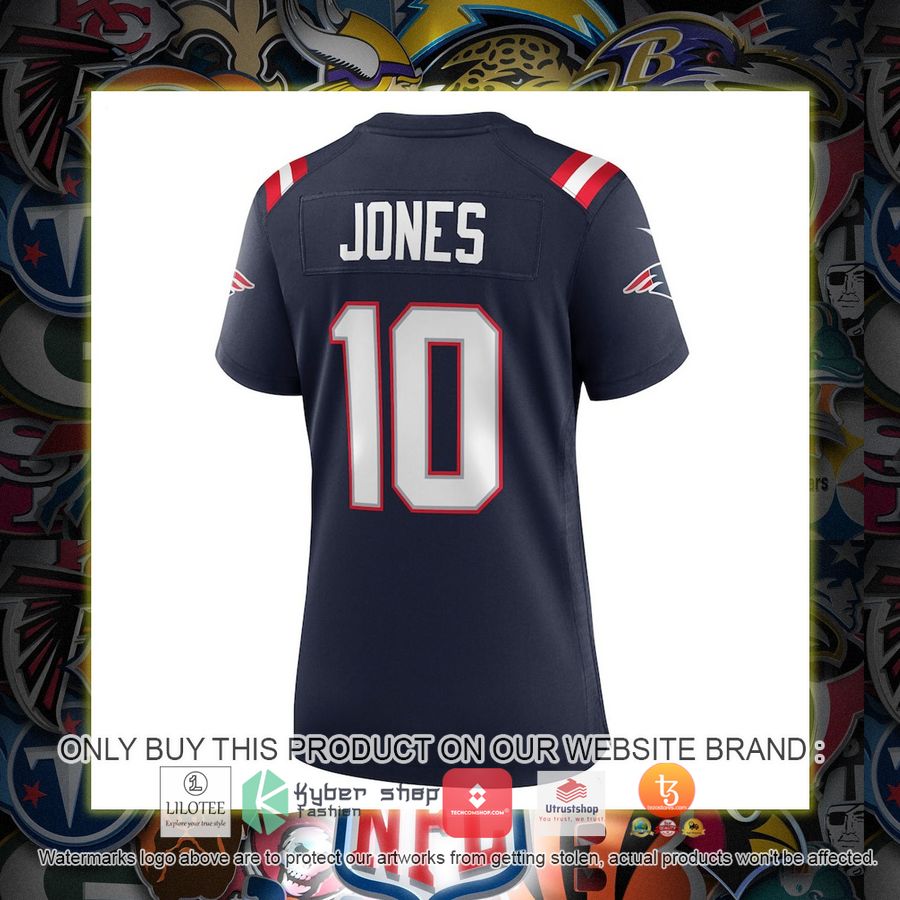 HOT Mac Jones New England Patriots Nike Women's Navy Football Jersey Shirt 3 mac jones new england patriots nike womens navy football jersey 3 91990