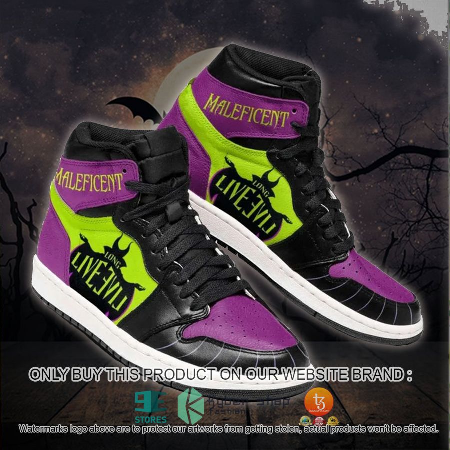 maleficent living live evil halloween air jordan high top shoes 1 17266