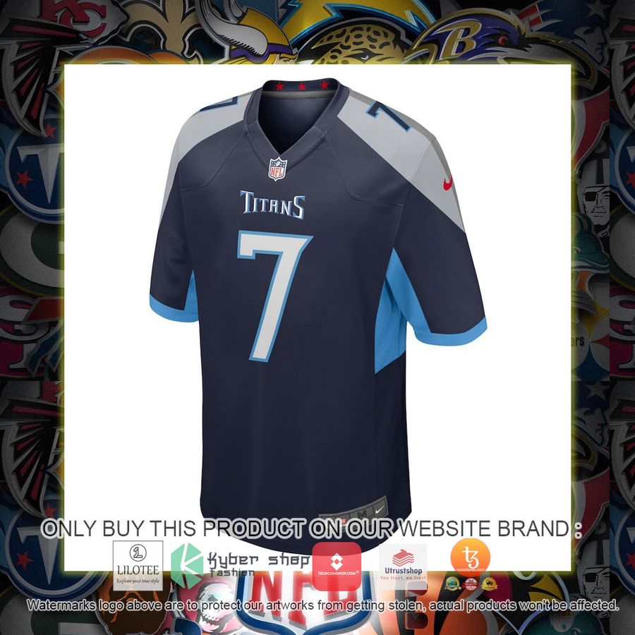 HOT Malik Willis Tennessee Titans Nike 2022 NFL Draft Pick Navy Football Jersey Shirt 2 malik willis tennessee titans nike 2022 nfl draft pick navy football jersey 2 29321