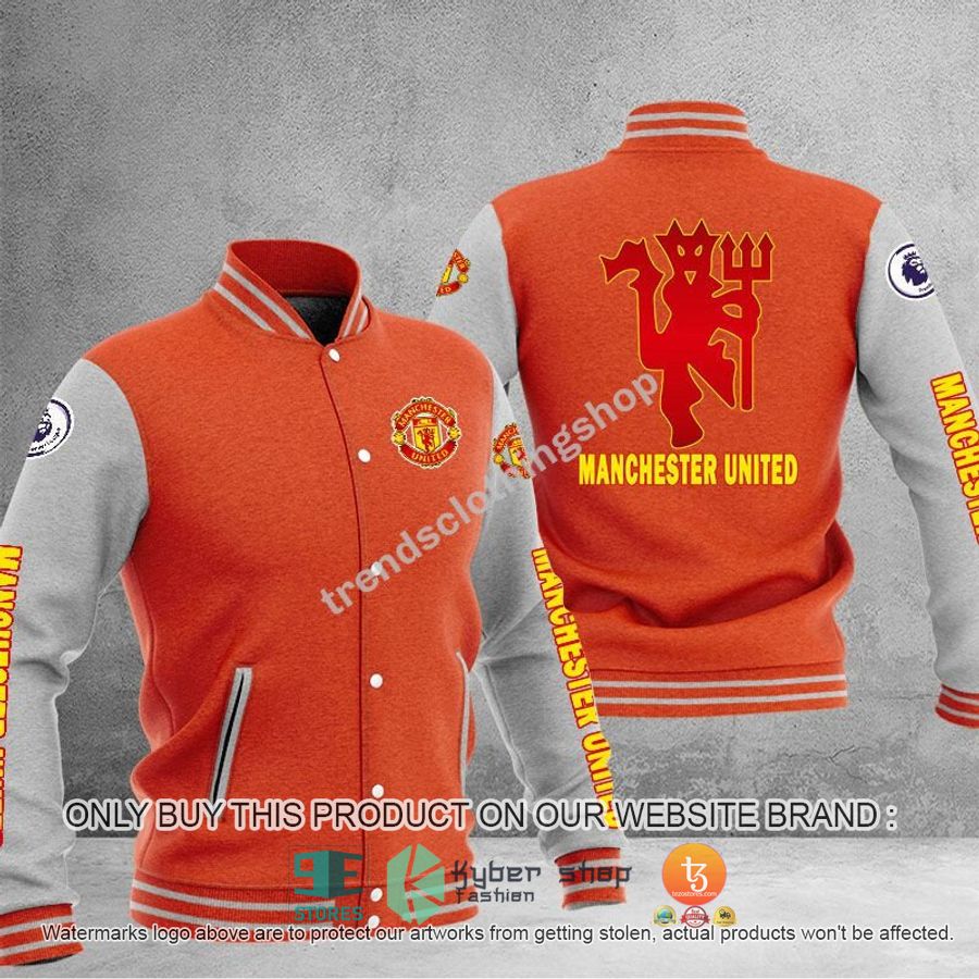 NEW Manchester United Varsity Jacket 4 manchester united baseball jacket 4 96443