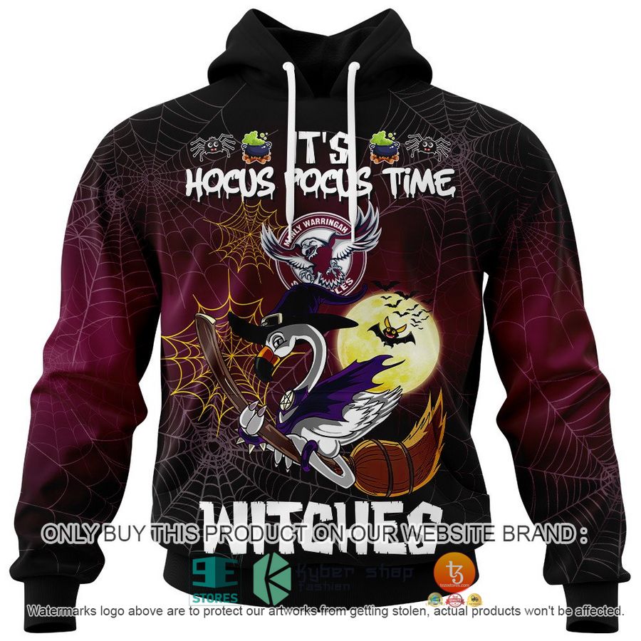 NEW Manly Warringah Sea Eagles It's Hocus Pocus Time Halloween Flamingo Witches Hoodie, Shirt 2 manly warringah sea eagles its hocus pocus time halloween flamingo witches shirt hoodie 2 60752