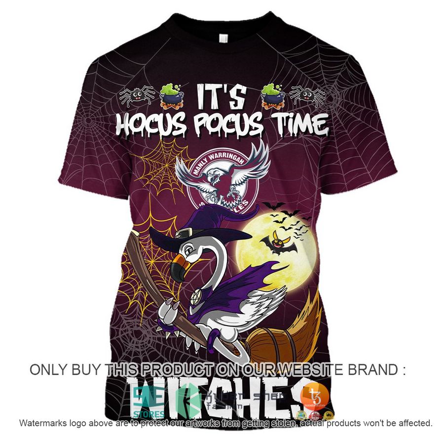 NEW Manly Warringah Sea Eagles It's Hocus Pocus Time Halloween Flamingo Witches Hoodie, Shirt 9 manly warringah sea eagles its hocus pocus time halloween flamingo witches shirt hoodie 9 54652