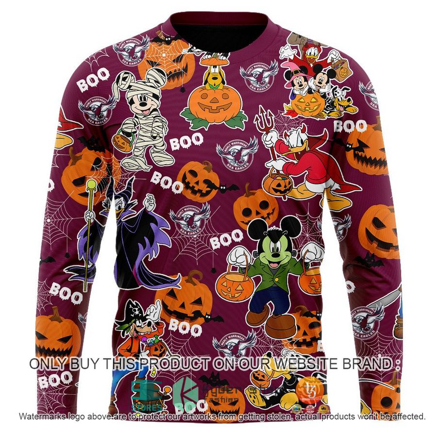 NEW Manly Warringah Sea Eagles Mickey Friends Halloween Hoodie, Shirt 11 manly warringah sea eagles mickey friends halloween shirt hoodie 11 53805