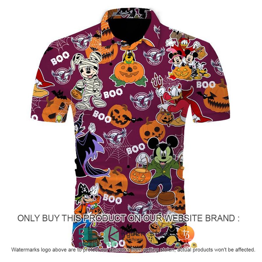 NEW Manly Warringah Sea Eagles Mickey Friends Halloween Hoodie, Shirt 7 manly warringah sea eagles mickey friends halloween shirt hoodie 7 12965