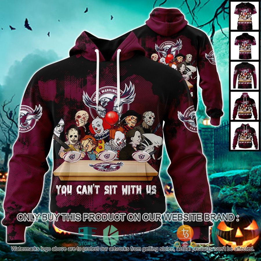 NEW Manly Warringah Sea Eagles You Can't Sit With Us Horror Movies Characters Hoodie, Shirt 1 manly warringah sea eagles you cant sit with us horror movies characters shirt hoodie 1 41504