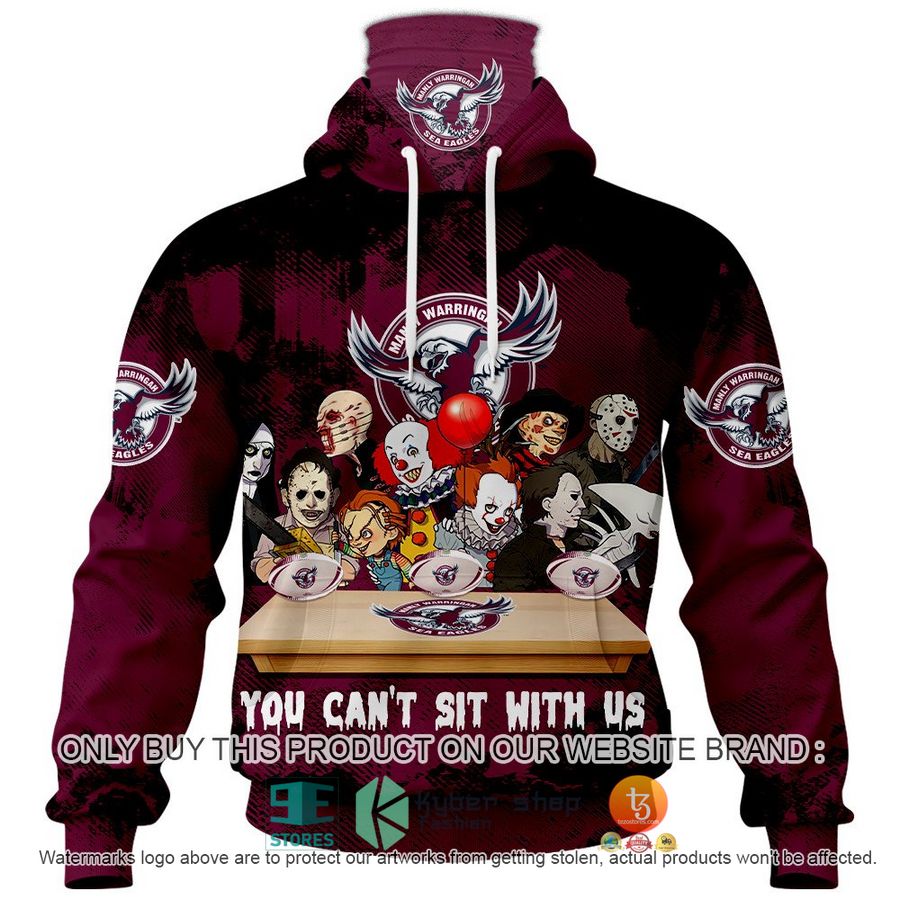 NEW Manly Warringah Sea Eagles You Can't Sit With Us Horror Movies Characters Hoodie, Shirt 5 manly warringah sea eagles you cant sit with us horror movies characters shirt hoodie 5 98264