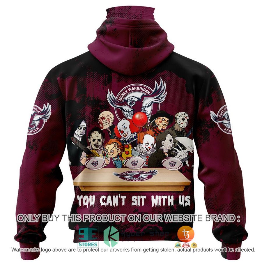 NEW Manly Warringah Sea Eagles You Can't Sit With Us Horror Movies Characters Hoodie, Shirt 6 manly warringah sea eagles you cant sit with us horror movies characters shirt hoodie 6 43342