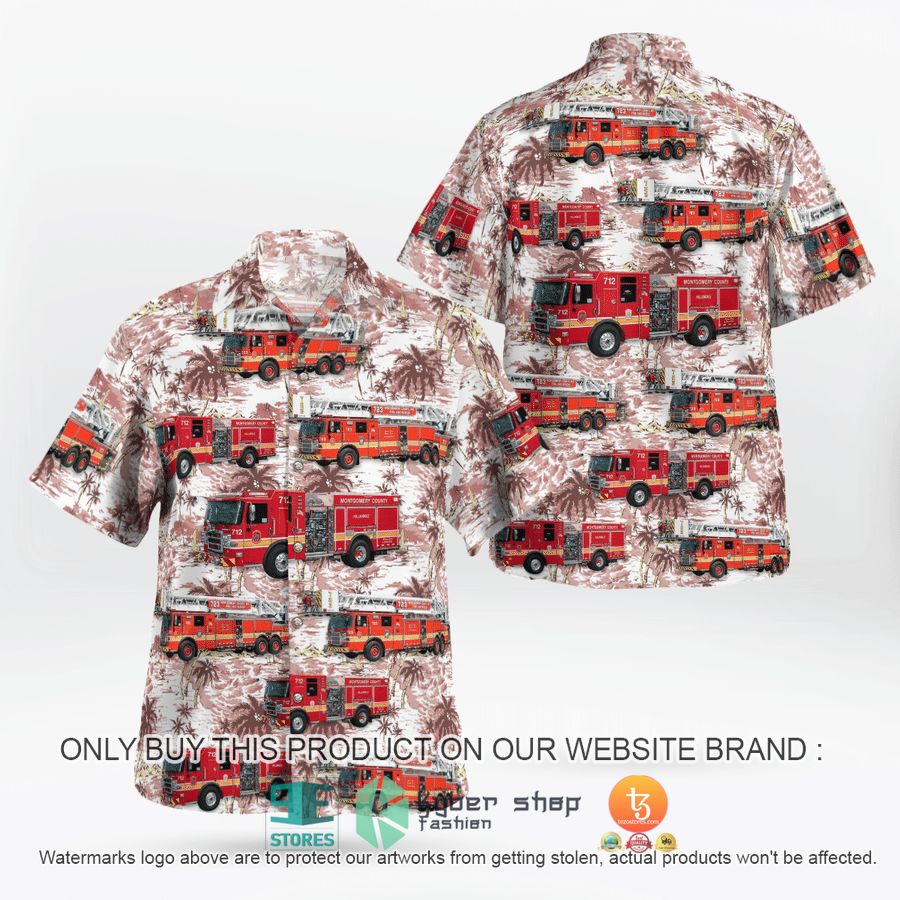 maryland montgomery county fire and rescue service hawaiian shirt 1 38861