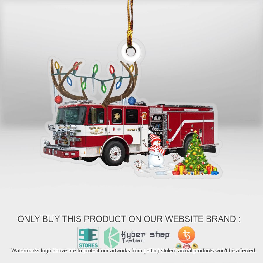 maryland north beach volunteer fire department christmas ornament 2 57812