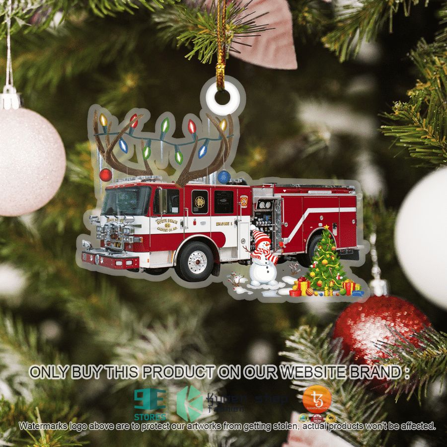 NEW Maryland North Beach Volunteer Fire Department Christmas Ornament 9 maryland north beach volunteer fire department christmas ornament 9 3434