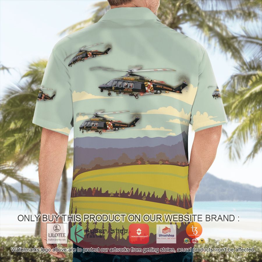 HOT Maryland State Police Agustawestland AW139 Hawaiian Shirt 4 maryland state police agustawestland aw139 hawaiian shirt 4 21230