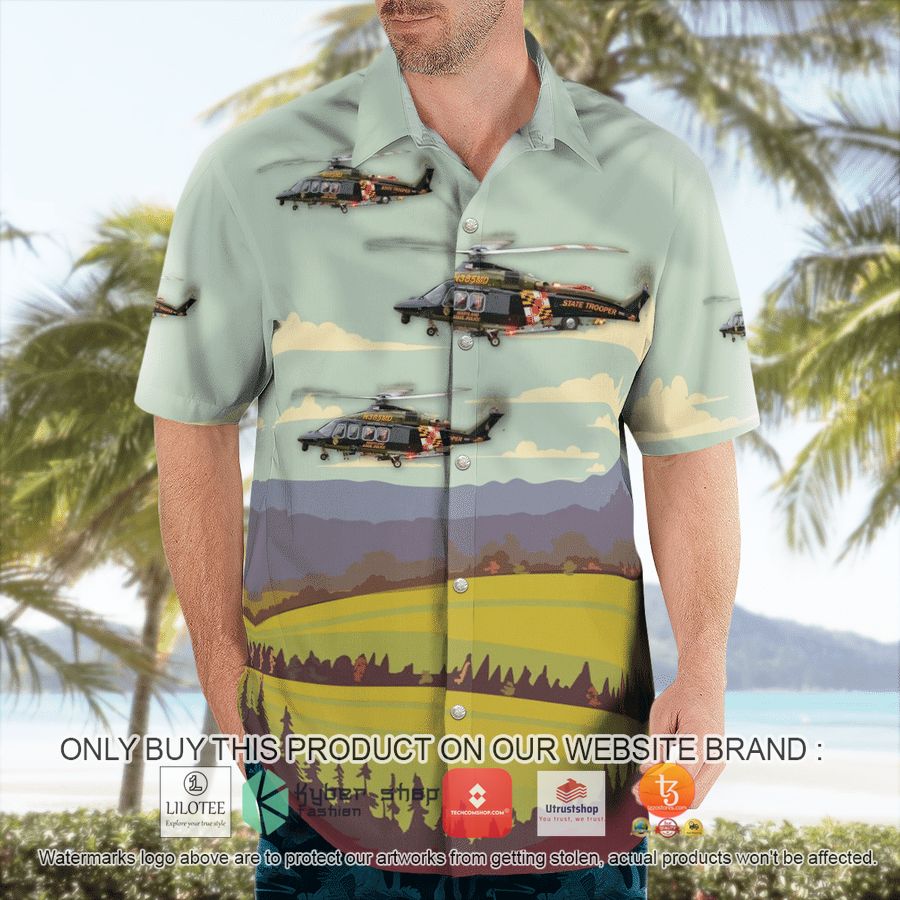 HOT Maryland State Police Agustawestland AW139 Hawaiian Shirt 5 maryland state police agustawestland aw139 hawaiian shirt 5 14228