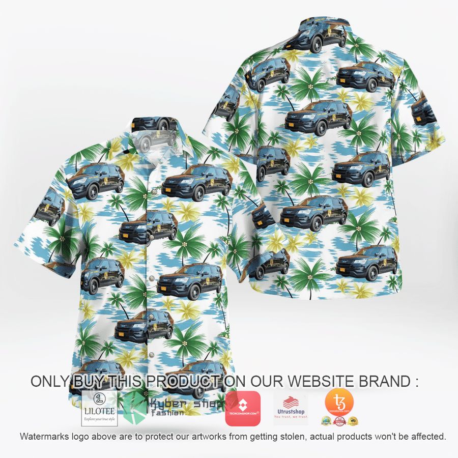 maryland state police ford police interceptor utility hawaiian shirt 1 47434