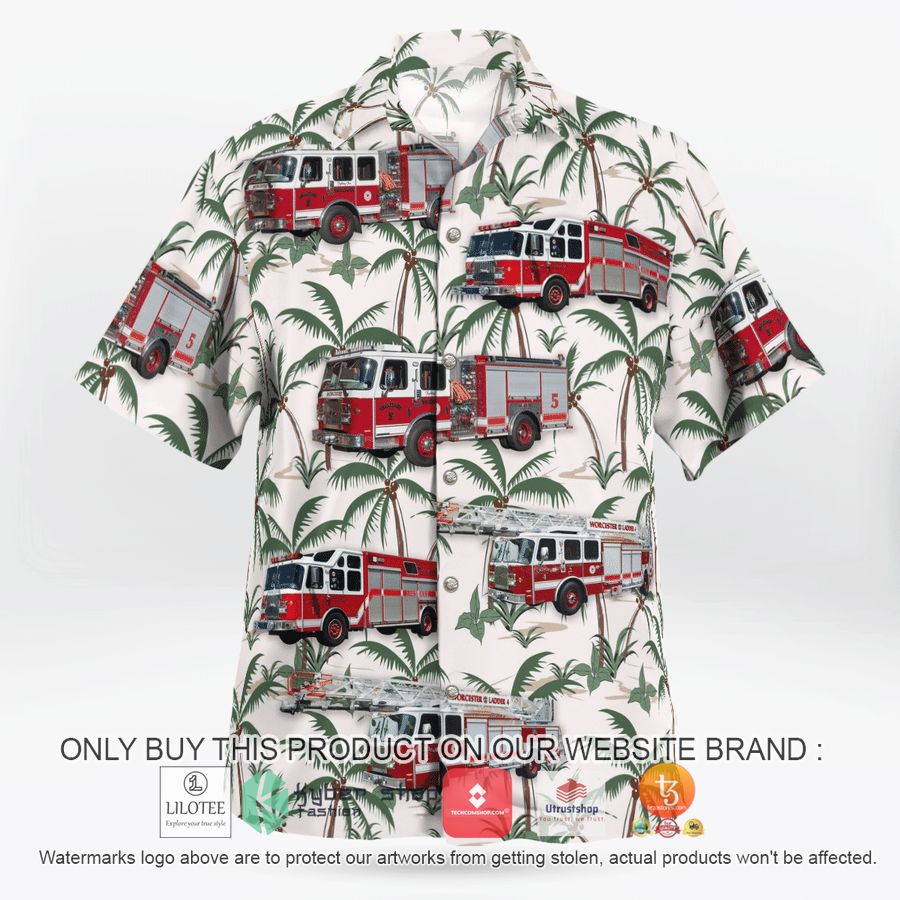 HOT Massachusetts, Worcester Fire Department Hawaiian Shirt 4 massachusetts worcester fire department hawaiian shirt 4 62835