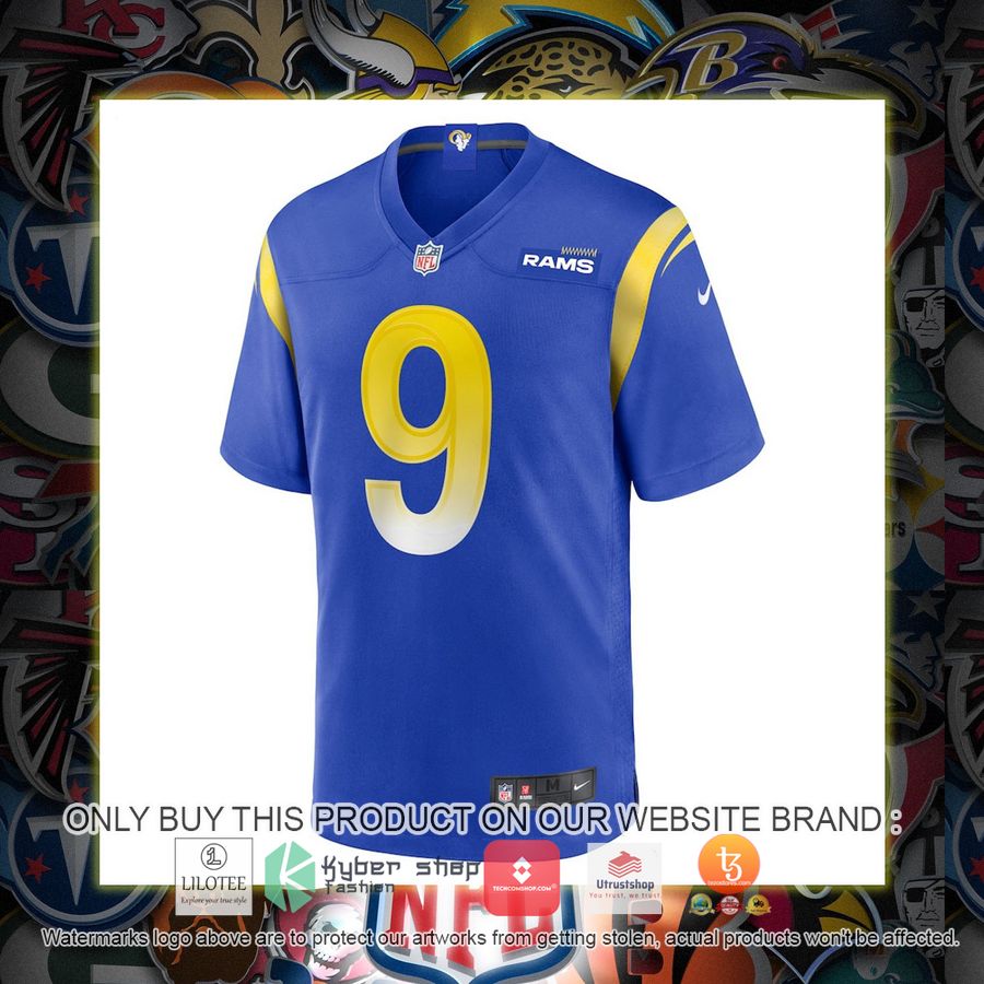 HOT Matthew Stafford Los Angeles Rams Nike Royal Football Jersey Shirt 2 matthew stafford los angeles rams nike royal football jersey 2 6717
