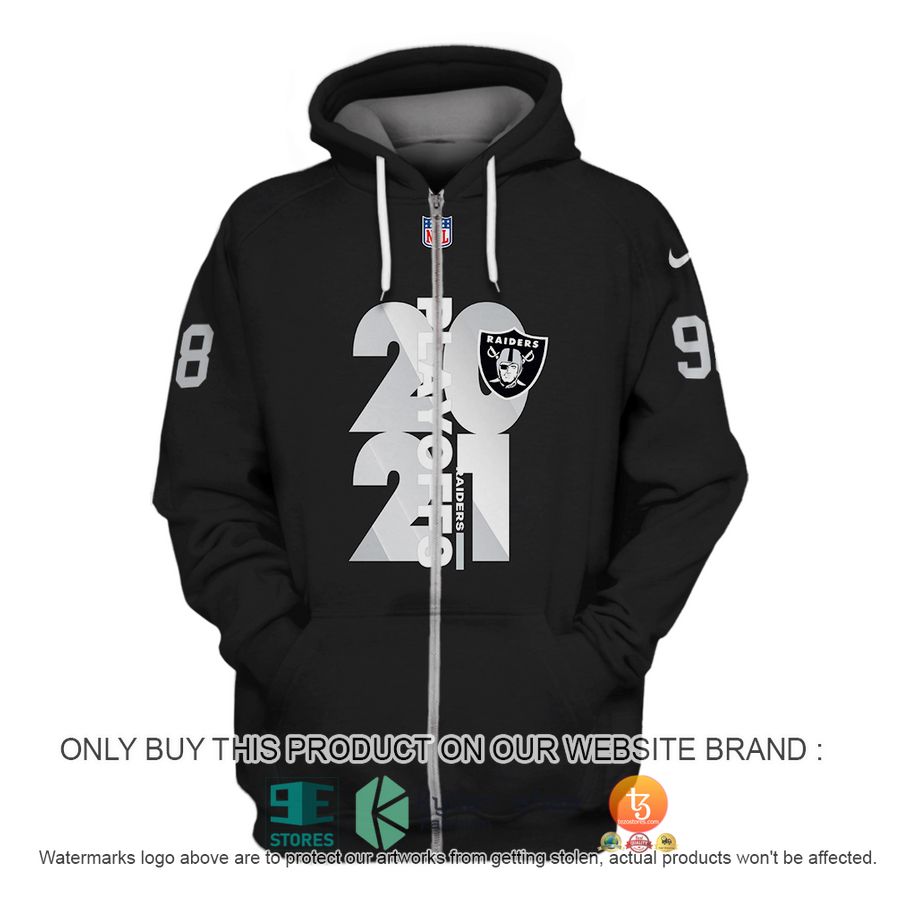 NEW Maxx Crosby 98 Oakland Raiders Playoffs 2021 Sweatshirt 3 maxx crosby 98 oakland raiders playoffs 2021 shirt hoodie 3 85424