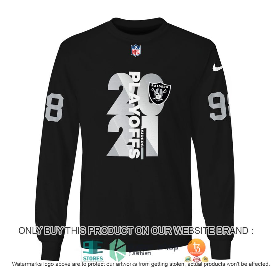 NEW Maxx Crosby 98 Oakland Raiders Playoffs 2021 Sweatshirt 5 maxx crosby 98 oakland raiders playoffs 2021 shirt hoodie 5 93500