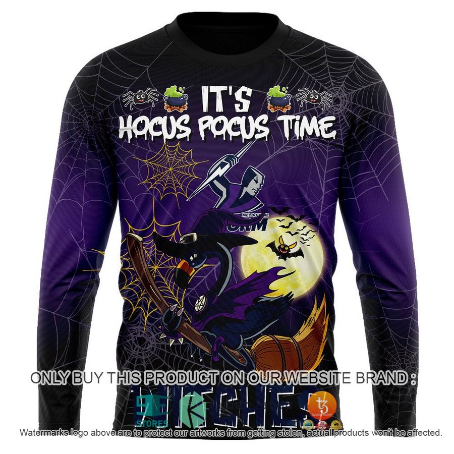 NEW Melbourne Storm It's Hocus Pocus Time Halloween Flamingo Witches Hoodie, Shirt 11 melbourne storm its hocus pocus time halloween flamingo witches shirt hoodie 11 52798