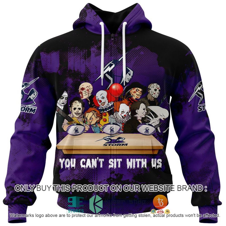NEW Melbourne Storm You Can't Sit With Us Horror Movies Characters Hoodie, Shirt 4 melbourne storm you cant sit with us horror movies characters shirt hoodie 4 91007
