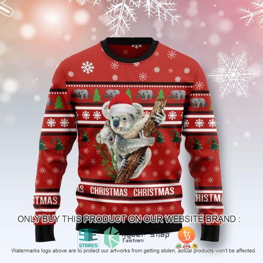 merry christmas koala christmas ugly sweater 1 37117