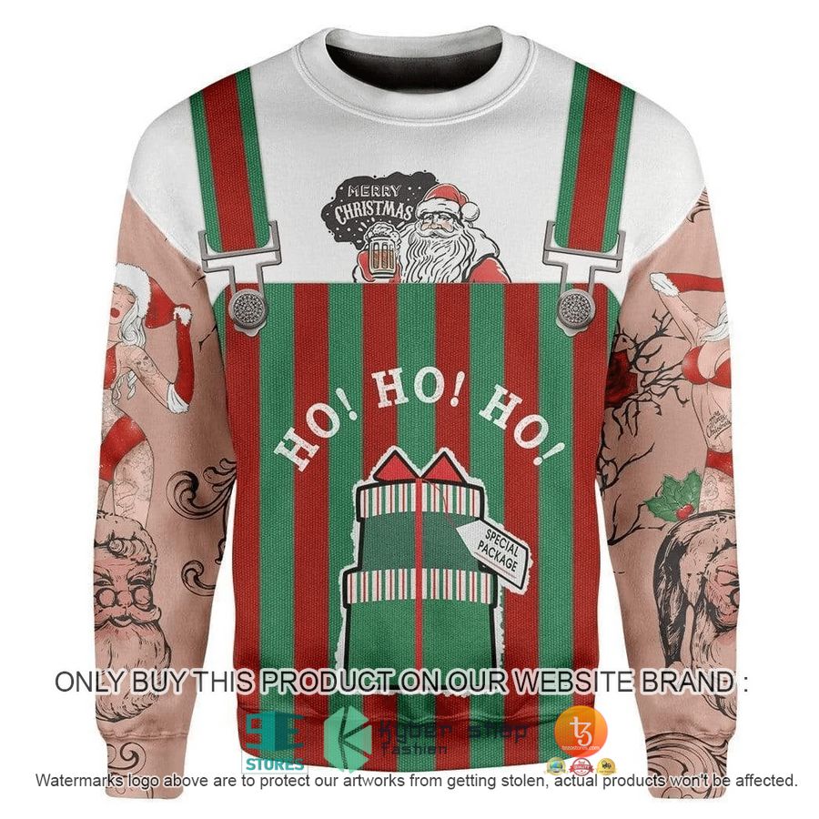 merry christmas santa ugly christmas sweater 1 2878