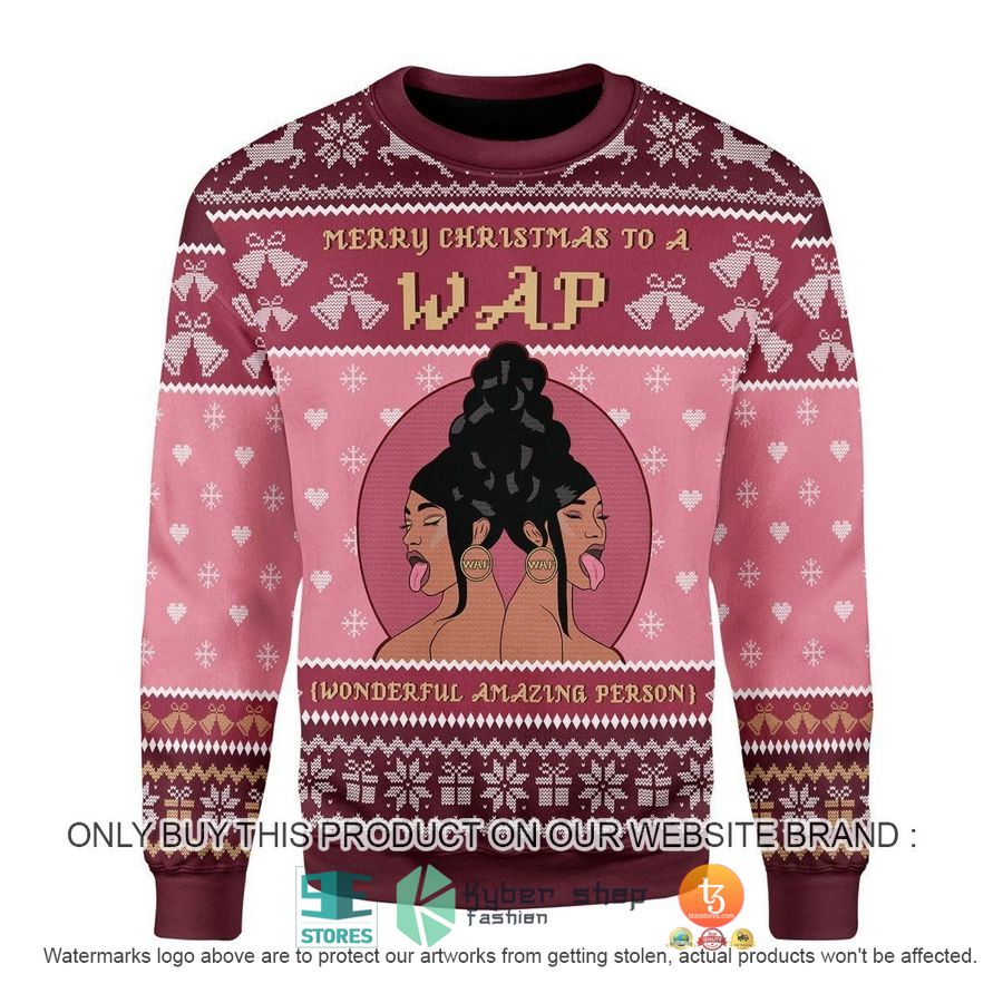 HOT Merry Christmas To A Wap Ugly Christmas Sweater 9 merry christmas to a wap ugly christmas sweater 1 85819
