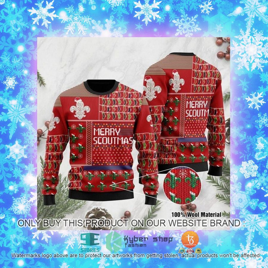 NEW Merry Scoutmas For Scouts On National Day And Christmas Time Christmas Sweatshirt, Sweater 4 merry scoutmas for scouts on national ugly sweater day and christmas time christmas ugly sweater 4 83991