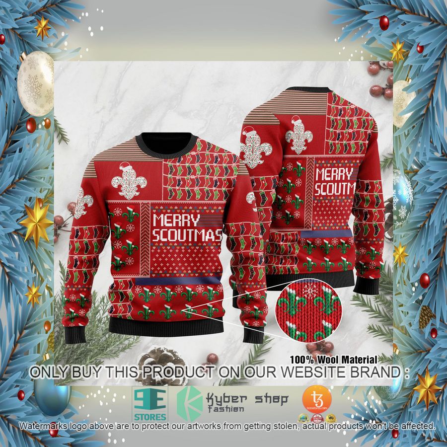 HOT Merry Scoutmas Ugly Christmas Sweater 2 merry scoutmas ugly christmas sweater 2 32860