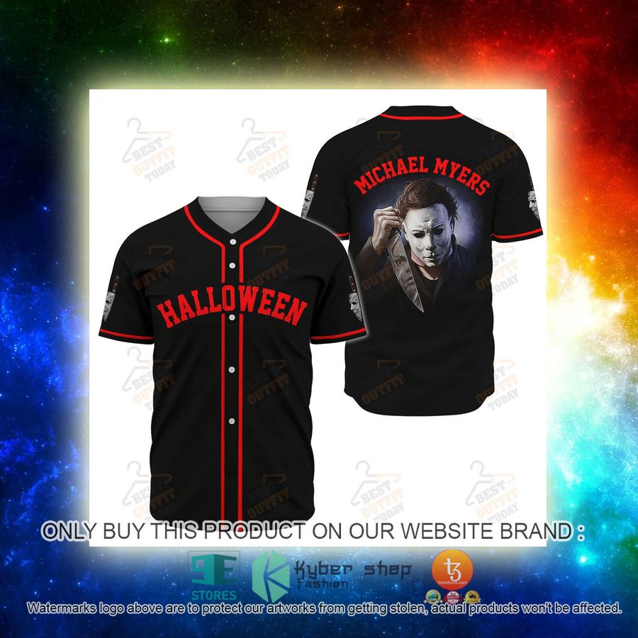 NEW Michael Myers - Halloween Baseball Shirt 3 michael myers halloween baseball jersey 3 48926